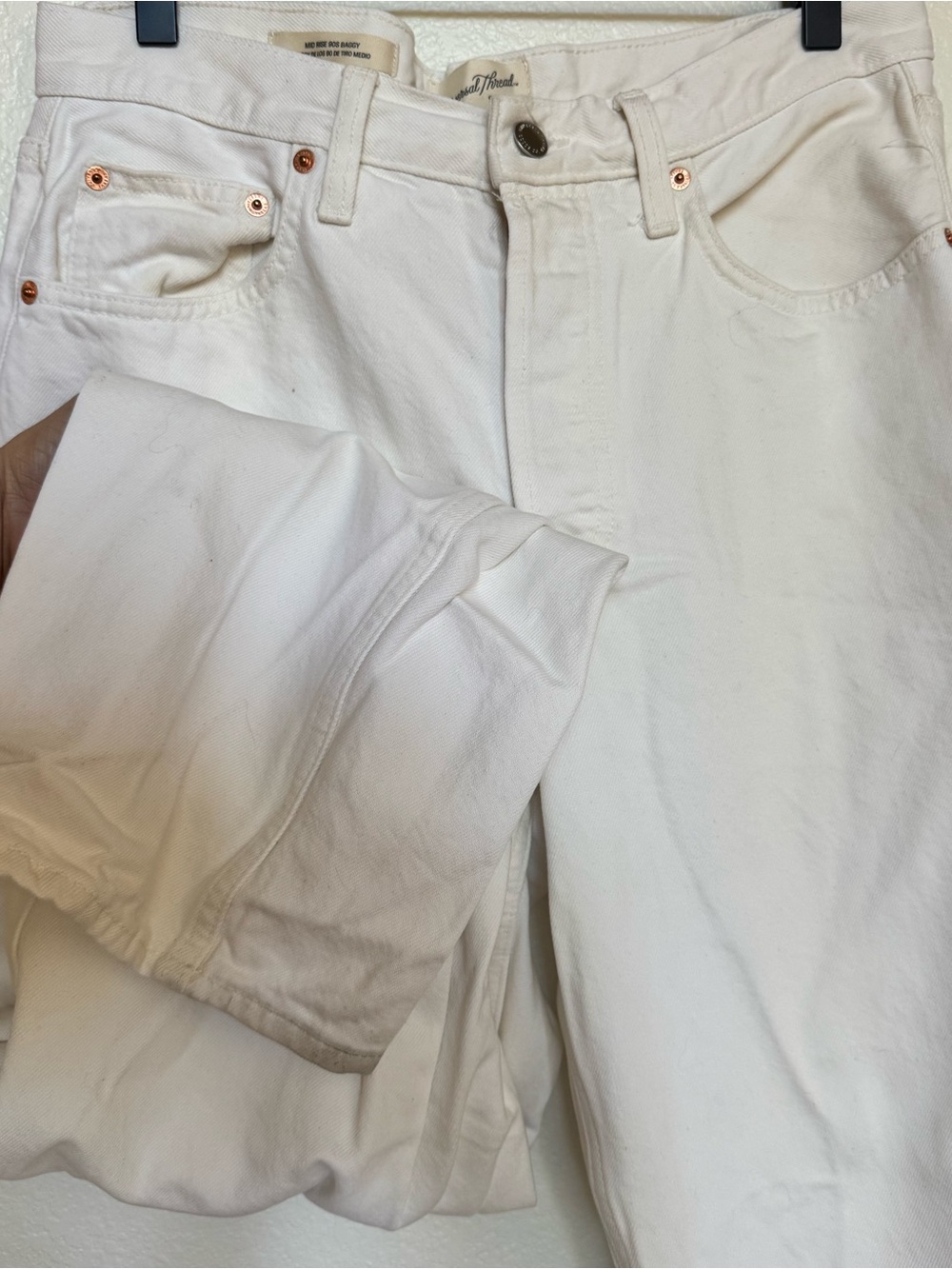 Universal Thread White Men's Straight Jeans